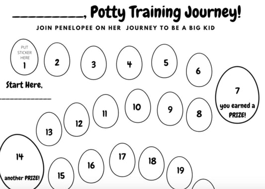 Peejamas Potty Training Chart - Peejamas