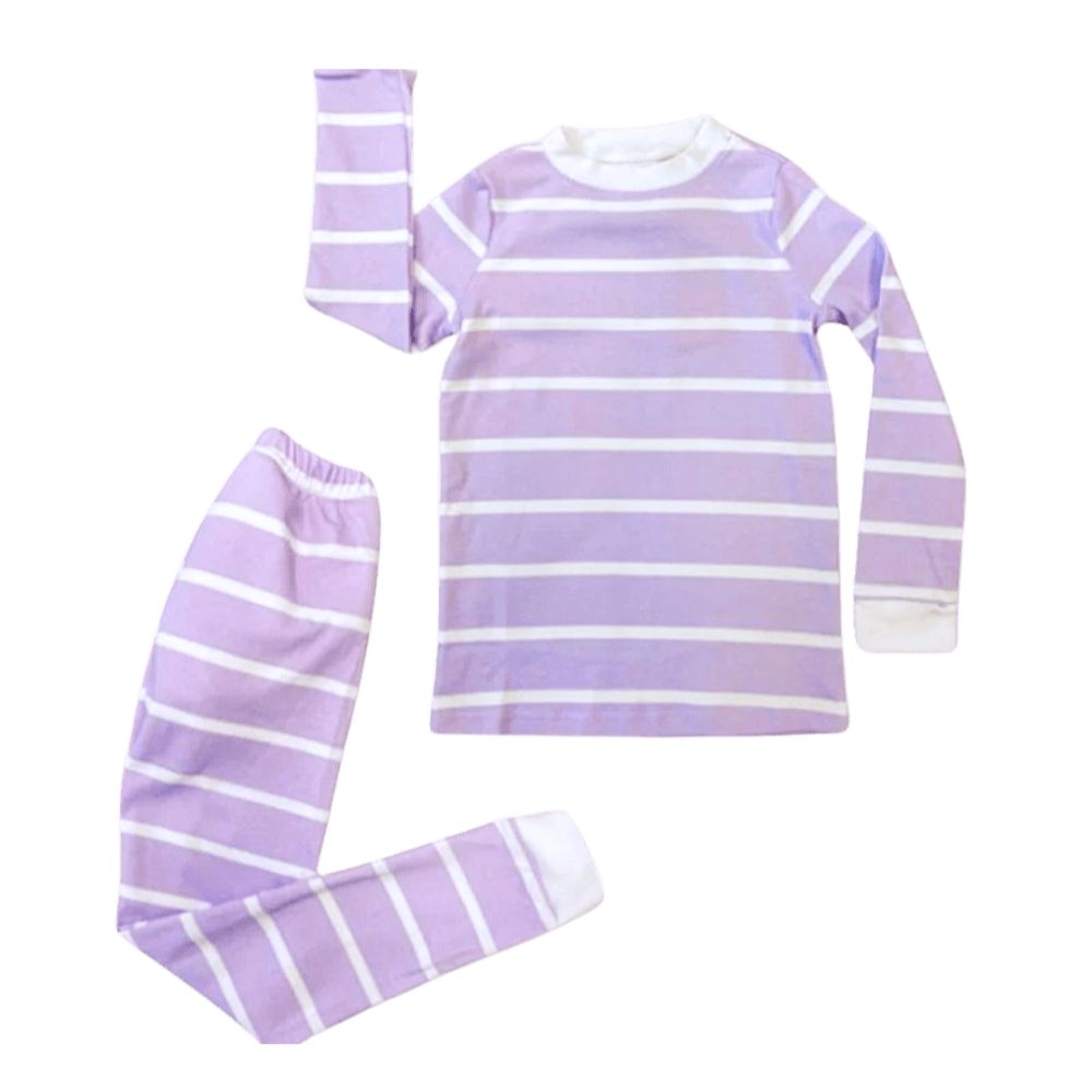 Purple Stripes | Peejamas Sets (Matching Shirt & Bottom)