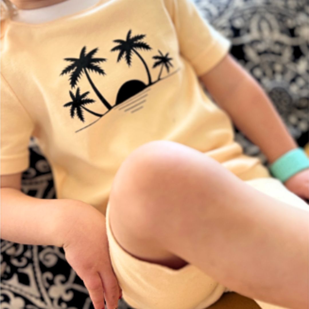 Island Sunrise | Peejamas Sets (Matching Shirt & Short)