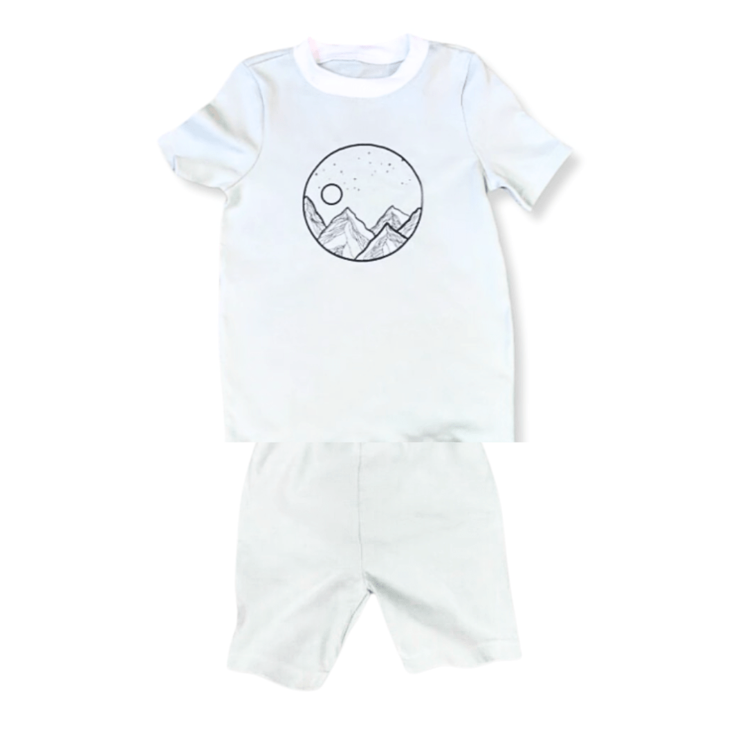 Mountain Skyline | Peejamas Sets (Matching Shirt & Short)