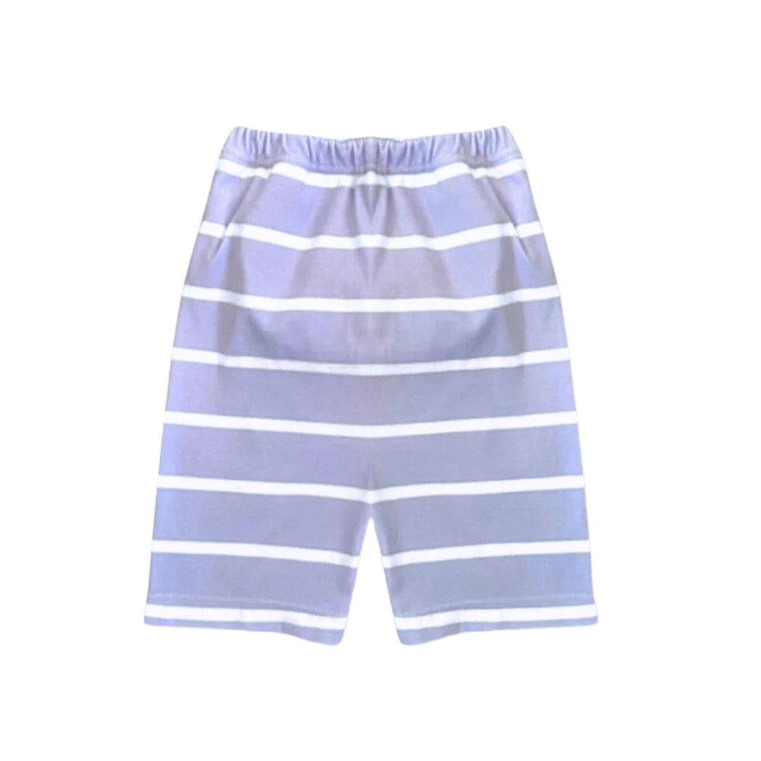 Peejamas | Bottoms Shorts | Purple Stripes