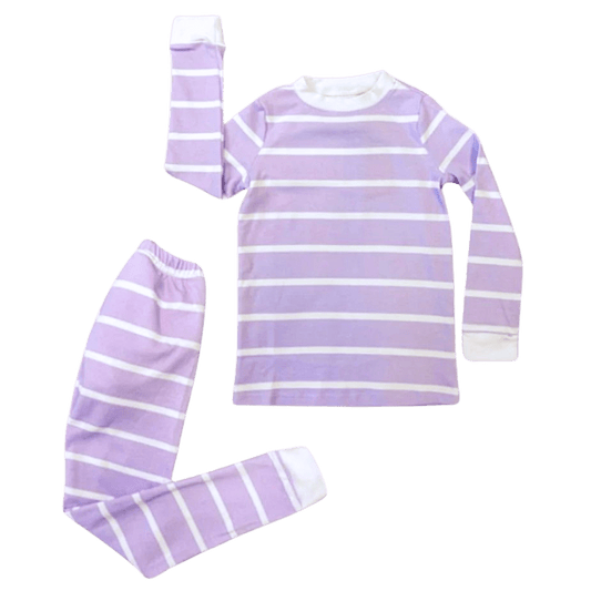 Purple Stripes | Peejamas Sets (Matching Shirt & Bottom) Copia